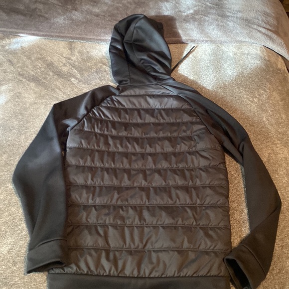 Nike Stay Warm Solid Color Sports Training Hooded Padded Jacket - Picture 3 of 5